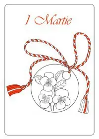 Fisă de colorat cu Primavara de colorat p103