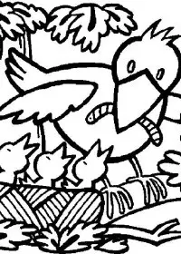 Fisă de colorat cu Primavara de colorat p114