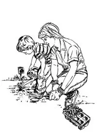 Fisă de colorat cu Primavara de colorat p134