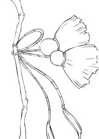 Fisă de colorat cu Primavara de colorat p136