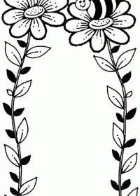 Fisă de colorat cu Primavara de colorat p28