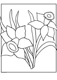 Fisă de colorat cu Primavara de colorat p32