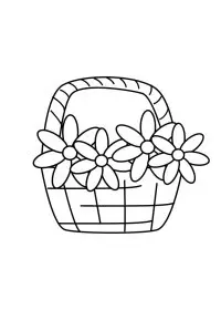 Fisă de colorat cu Primavara de colorat p37