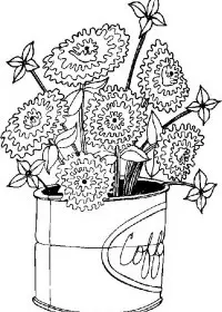 Fisă de colorat cu Primavara de colorat p39