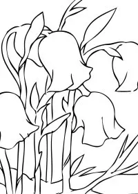 Fisă de colorat cu Primavara de colorat p42