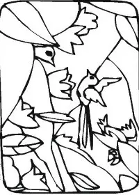 Fisă de colorat cu Primavara de colorat p67