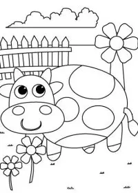 Fisă de colorat cu Primavara de colorat p72