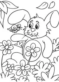 Fisă de colorat cu Primavara de colorat p86