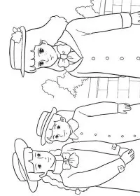 Fisă de colorat cu Printesa sarah de colorat p02