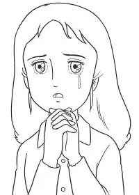 Fisă de colorat cu Printesa sarah de colorat p04