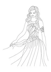 Fisă de colorat cu Printesele disney de colorat p28