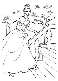 Fisă de colorat cu Printesele disney de colorat p56