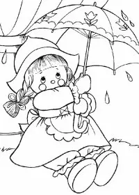 Fisă de colorat cu Raggedy ann and andy de colorat p16