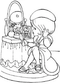 Fisă de colorat cu Rainbow brite de colorat p15