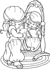 Fisă de colorat cu Rainbow brite de colorat p27