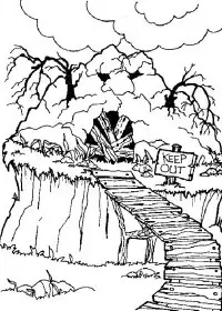 Fisă de colorat cu Rainbow brite de colorat p31