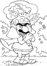 Fisă de colorat cu Rainbow brite de colorat p32