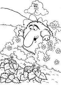 Fisă de colorat cu Rainbow brite de colorat p35