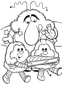 Fisă de colorat cu Rainbow brite de colorat p37