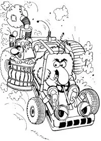 Fisă de colorat cu Rainbow brite de colorat p39