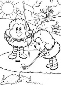 Fisă de colorat cu Rainbow brite de colorat p49