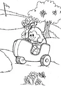 Fisă de colorat cu Rainbow brite de colorat p50