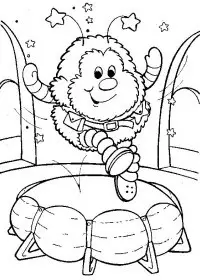 Fisă de colorat cu Rainbow brite de colorat p59