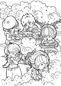Fisă de colorat cu Rainbow brite de colorat p69