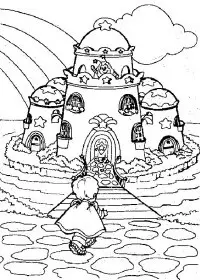 Fisă de colorat cu Rainbow brite de colorat p71