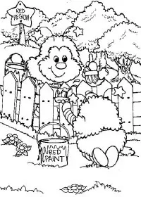 Fisă de colorat cu Rainbow brite de colorat p86