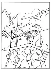 Fisă de colorat cu Ratatouille de colorat p23