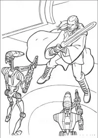 Razboiul Stelelor de colorat