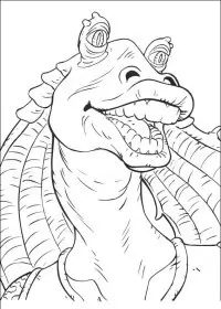 Fisă de colorat cu Razboiul stelelor de colorat p05