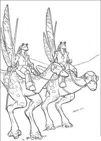 Fisă de colorat cu Razboiul stelelor de colorat p07