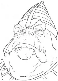 Fisă de colorat cu Razboiul stelelor de colorat p09