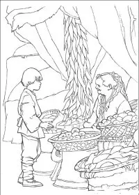 Fisă de colorat cu Razboiul stelelor de colorat p13