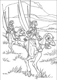 Fisă de colorat cu Razboiul stelelor de colorat p24