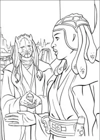 Fisă de colorat cu Razboiul stelelor de colorat p39