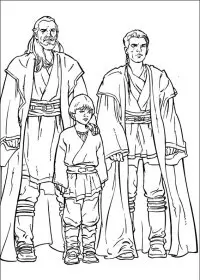 Fisă de colorat cu Razboiul stelelor de colorat p43