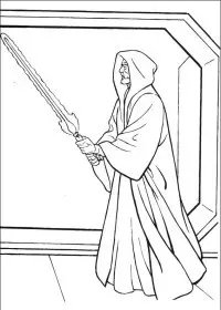 Fisă de colorat cu Razboiul stelelor de colorat p49