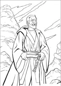 Fisă de colorat cu Razboiul stelelor de colorat p50