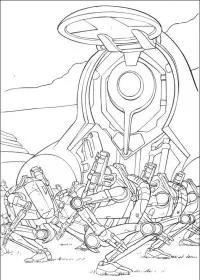 Fisă de colorat cu Razboiul stelelor de colorat p53