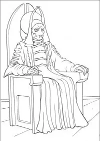 Fisă de colorat cu Razboiul stelelor de colorat p61