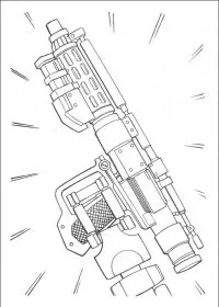 Fisă de colorat cu Razboiul stelelor de colorat p75