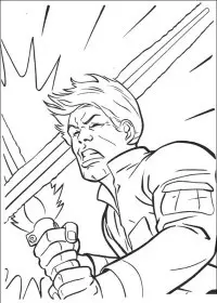 Fisă de colorat cu Razboiul stelelor de colorat p93