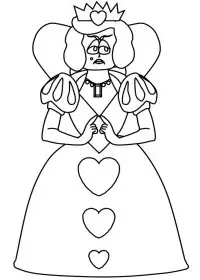 Fisă de colorat cu Regi medievali de colorat p07