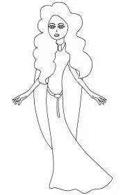 Fisă de colorat cu Regi medievali de colorat p19