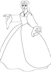 Fisă de colorat cu Regi medievali de colorat p32