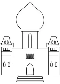 Fisă de colorat cu Regi medievali de colorat p35