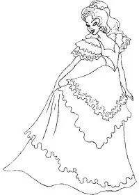 Fisă de colorat cu Regi medievali de colorat p36